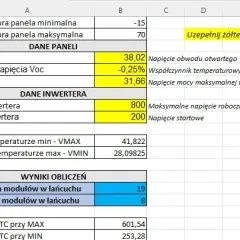 Ilość paneli potrzebna do instalacji 10 kW Kalkulator