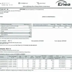 Gdzie znaleźć fakturę od Energi Faktura za prąd w Enei