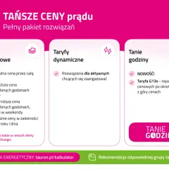 Kalkulator opłat energii elektrycznej Tauron dla taryfy G11