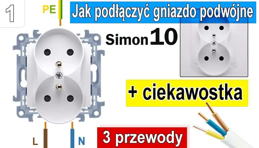 Instalacja gniazdka podwójnego Krok po kroku
