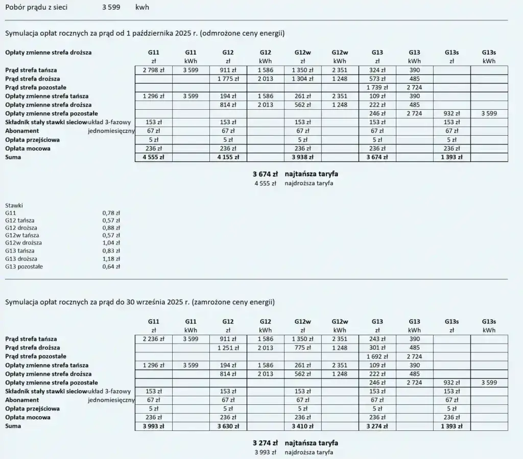 Zdjęcie Enea, Tauron, ceny, koszt 1 kWh - ile wyjdzie rachunek za prąd w 2025 roku?